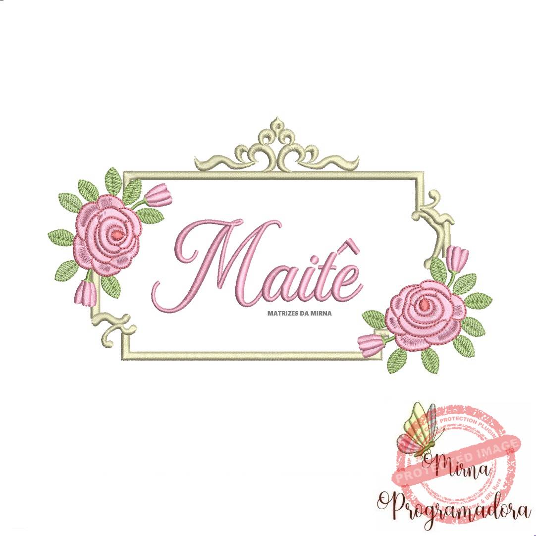 matriz de bordado maite matriz de bordado Maitê - Imagem 1
