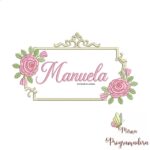 matriz de bordado Manuela