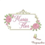 matriz de bordado Maria Flor