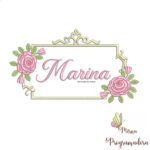 matriz de bordado Marina