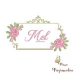 matriz de bordado Mel