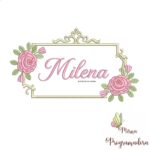 matriz de bordado Milena
