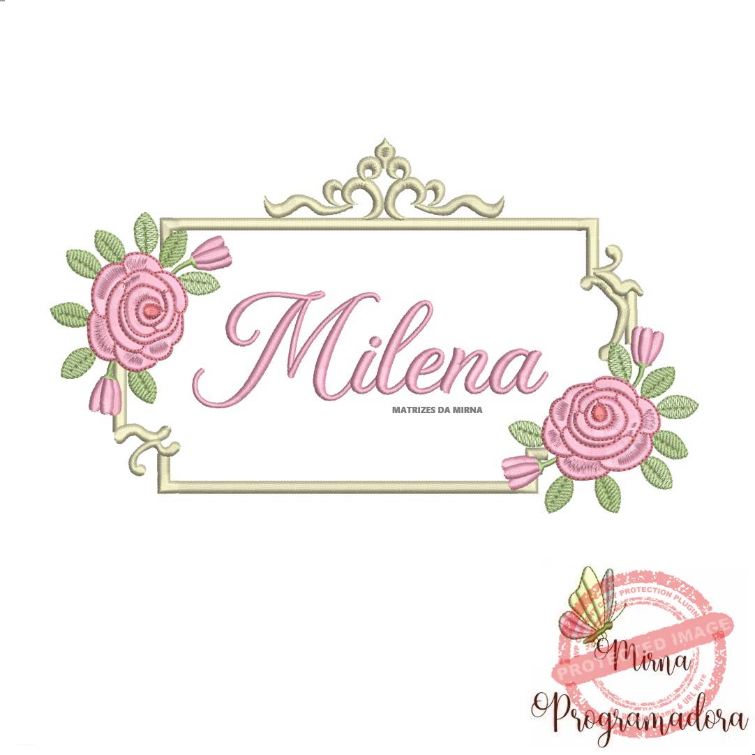 matriz de bordado milena matriz de bordado Milena - Imagem 1