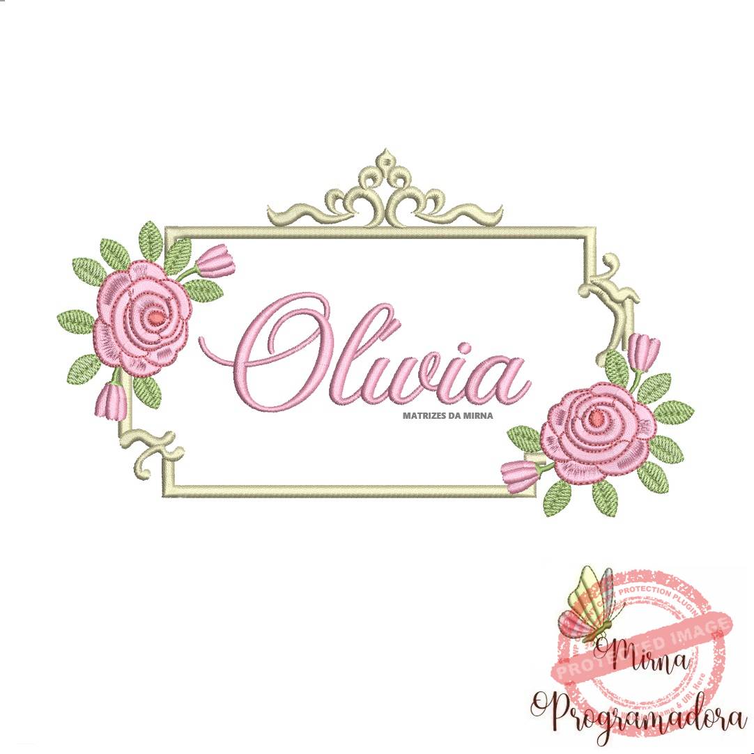 matriz de bordado olivia matriz de bordado Olívia - Imagem 1