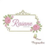 matriz de bordado Raiane