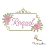 matriz de bordado Raquel