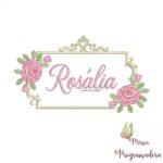 matriz de bordado Rosália