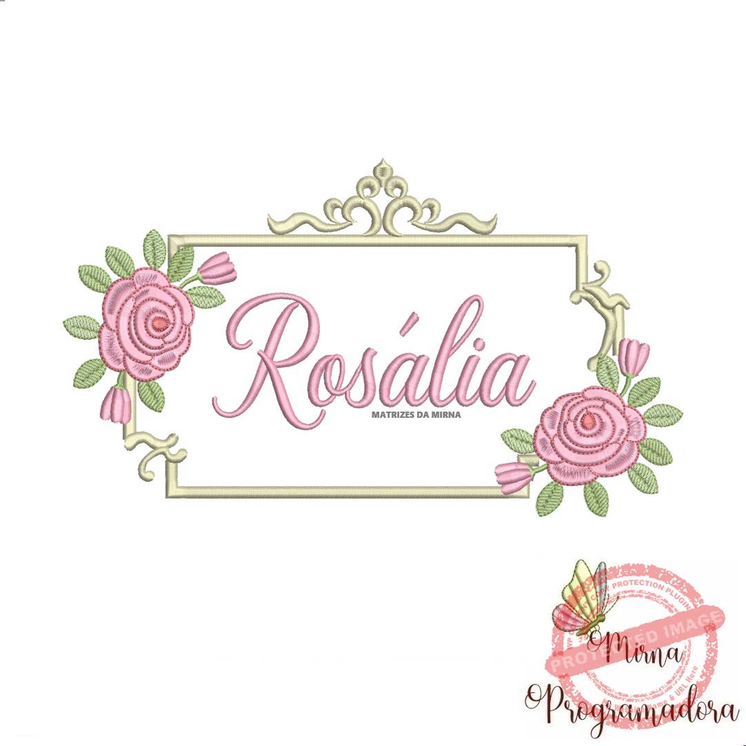 matriz de bordado rosalia matriz de bordado Rosália - Imagem 1