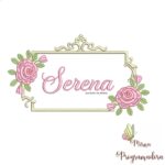 matriz de bordado Serena