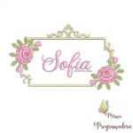 matriz de bordado Sofia