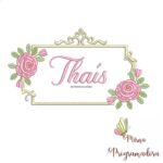 matriz de bordado Thaís