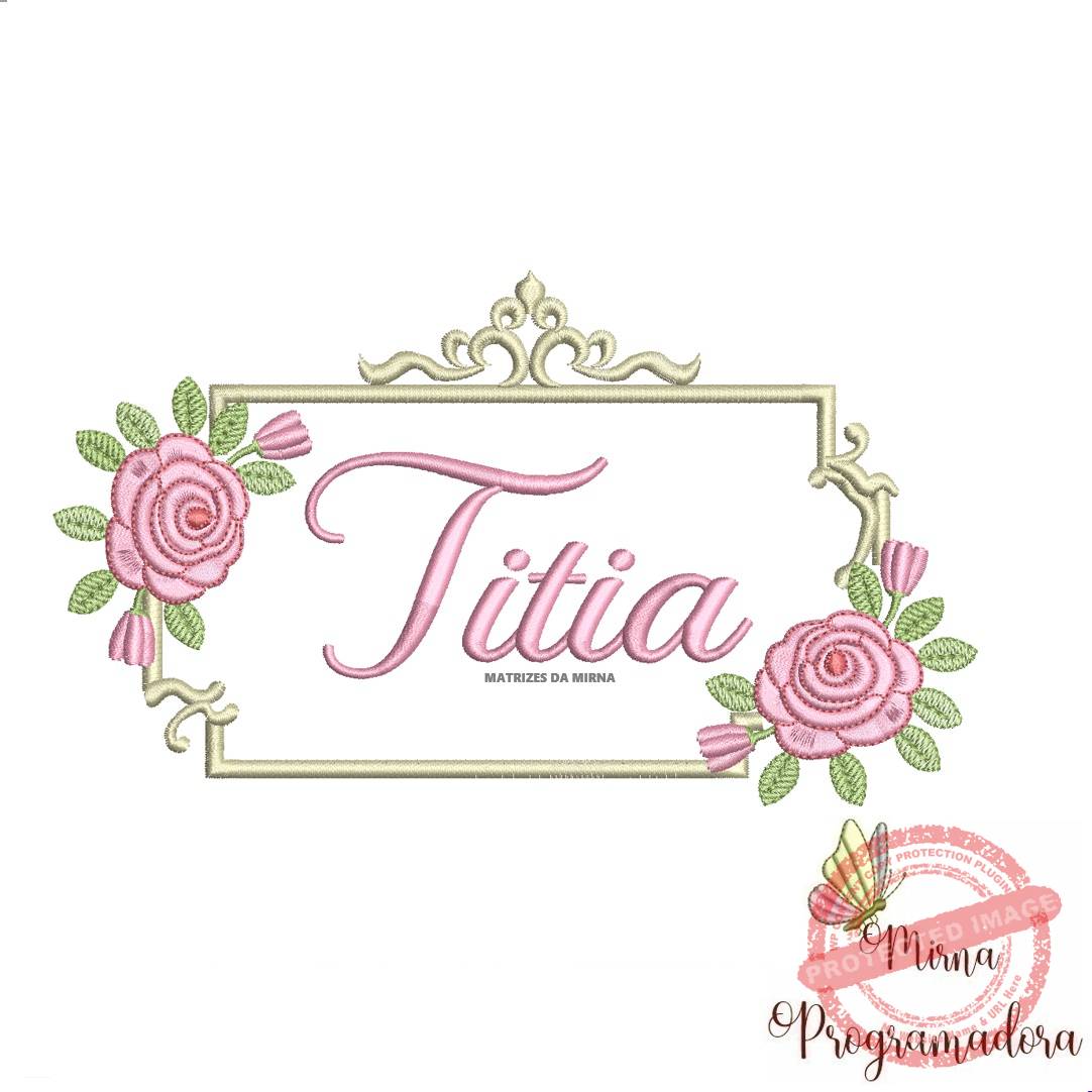 matriz de bordado titia matriz de bordado Titia - Imagem 1