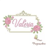 matriz de bordado Valéria