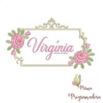 matriz de bordado Virgínia