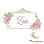 matriz de bordado Zoe