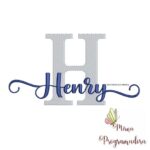 Matriz de Bordado - Henry (fazemos Qualquer Nome)
