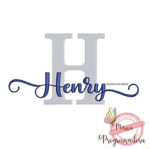 a-matriz-de-bordado-henry-fazemos-qualquer-nome-costura Matriz de Bordado - Henry (fazemos Qualquer Nome) - Imagem 1