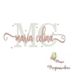 Matriz de Bordado - Maria Celina (fazemos Qualquer Nome)