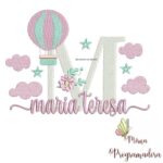 Matriz de Bordado - Maria Teresa (fazemos Qualquer Nome)