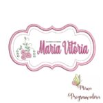 Matriz de Bordado - Maria Vitória (fazemos Qualquer Nome)