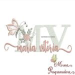 Matriz de Bordado - Maria Vitória