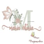Matriz de Bordado - Maria Vitória (fazemos Qualquer Nome)