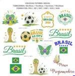 Matriz de Bordado Futebol Brasil - Imagem 12