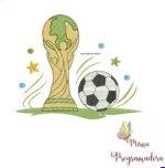 Matriz de Bordado Futebol Brasil - Imagem 2