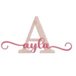 Matriz de Bordado - Nome Ayla