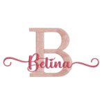 Matriz de Bordado - Nome Betina