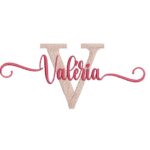 Matriz de Bordado - Nome Valeria