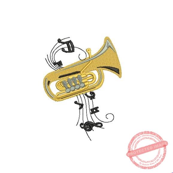 matriz-da-bordado-tuba-com-notas-musicais Matriz Da Bordado - Tuba Com Notas Musicais - Imagem 1