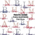 Matriz de bordado - 20 NOMES PRONTOS BASTIDOR 10x10