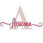 Matriz de Bordado - Açucena (fazemos Qualquer Nome)