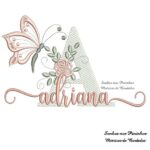 Matriz de Bordado - Adriana (fazemos Qualquer Nome)