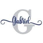Matriz de Bordado - Gabriel (fazemos Qualquer Nome)