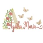 Matriz de Bordado - Agatha Maria (fazemos Qualquer Nome)