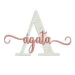 Matriz de Bordado - Ágata(fazemos Qualquer Nome)