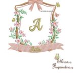 Matriz de Bordado - Aila Brasao Flores