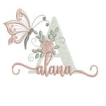 Matriz de Bordado - Alana(fazemos Qualquer Nome)