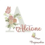 Matriz de Bordado - Alcione