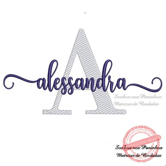 matriz-de-bordado-alessandra-fazemos-qualquer-nome-matriz-de-bordado-alessandra Matriz de Bordado - Alessandra (fazemos Qualquer Nome) - Imagem 1