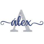 Matriz de Bordado - Álex (fazemos Qualquer Nome)
