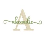 Matriz de Bordado - Alexandre (fazemos Qualquer Nome)