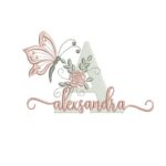Matriz de Bordado - Alexsandra (fazemos Qualquer Nome)