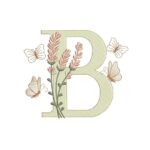 Matriz de Bordado Alfabeto Letra B