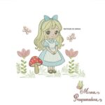 Matriz de Bordado - Alice