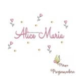 Matriz de Bordado - Alice Maria