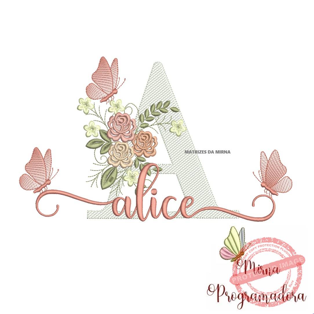 matriz-de-bordado-alice matriz de bordado alice - Imagem 1