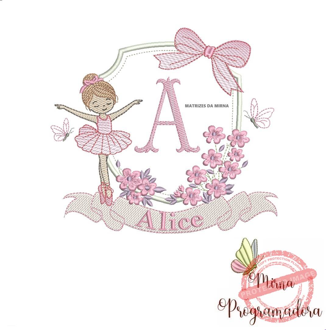 matriz de bordado alice33 matriz de bordado alice - Imagem 1